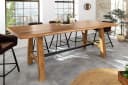 riess-ambiente Bartisch MAMMUT 220cm Akazie Metall Industrial Design Bild 2