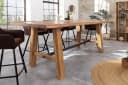 riess-ambiente Bartisch MAMMUT 220cm Akazie Metall Industrial Design Bild 4