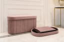 riess-ambiente Polsterbank ÉLAN Rosa Samt mit Stauraum Bild 4