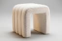 riess-ambiente Sitzwürfel VOGUE 40cm beige Bouclé modern Bild 1