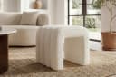 riess-ambiente Sitzwürfel VOGUE 40cm beige Bouclé modern Bild 2