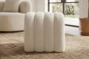 riess-ambiente Sitzwürfel VOGUE 40cm beige Bouclé modern Bild 3