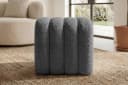 riess-ambiente Sitzwürfel VOGUE 40cm Grau Bouclé Bild 3