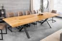 riess-ambiente Esstisch WILD OAK Eiche massiv mit Ansteckplatten Industrial Bild 2