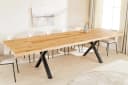 riess-ambiente Esstisch WILD OAK Eiche massiv mit Ansteckplatten Industrial Bild 3