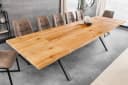 riess-ambiente Esstisch WILD OAK Eiche massiv mit Ansteckplatten Industrial Bild 4