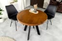riess-ambiente Esstisch IRON CRAFT rund braun/schwarz Industrial Design Bild 5