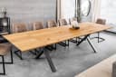 riess-ambiente Esstisch WILD OAK Eiche massiv mit Ansteckplatten Bild 2