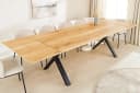 riess-ambiente Esstisch WILD OAK Eiche massiv mit Ansteckplatten Bild 3