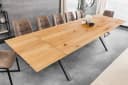 riess-ambiente Esstisch WILD OAK Eiche massiv mit Ansteckplatten Bild 4