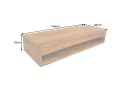 riess-ambiente Konsolentisch PURE 100cm braun Mango-Massivholz Bild 3
