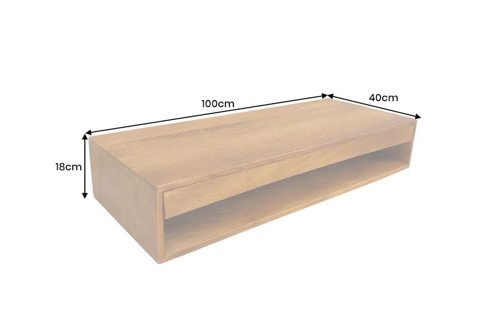 riess-ambiente Konsolentisch PURE 100cm braun Mango-Massivholz - Bild 3