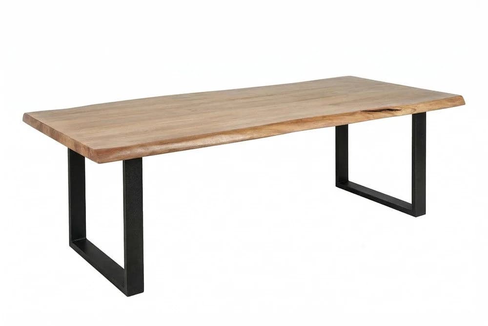 riess-ambiente Esstisch MAMMUT 220cm Akazie massiv schwarz