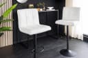 riess-ambiente Barhocker MODENA weiß/schwarz Kunstleder Metall höhenverstellbar Bild 5
