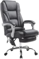 CLP Schreibtischstuhl Pacific V2 Schwarz mit Massagefunktion Bild 2