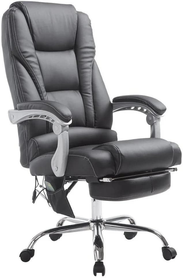 CLP Schreibtischstuhl Pacific V2 Schwarz mit Massagefunktion - Bild 2