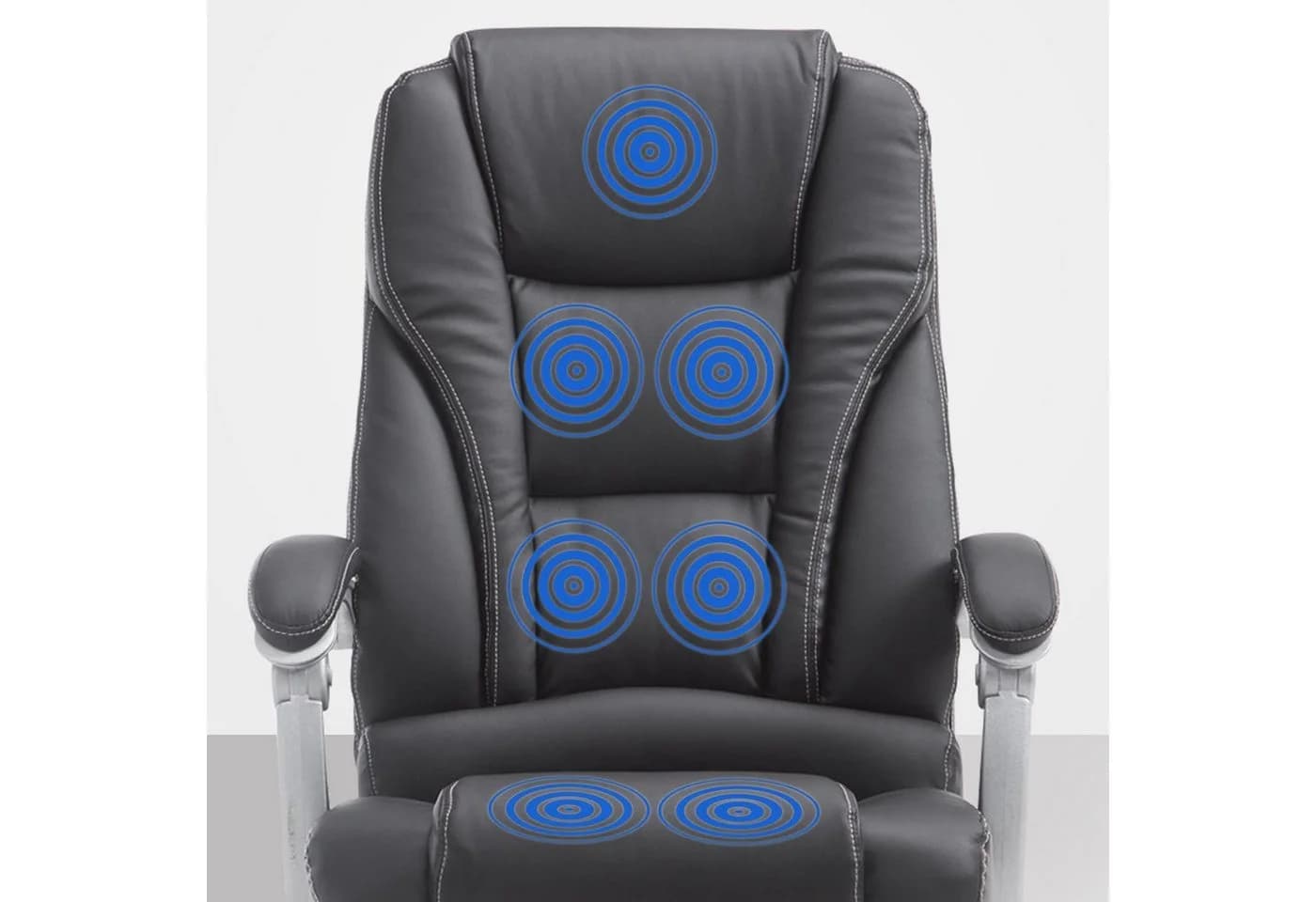 CLP Schreibtischstuhl Pacific V2 Schwarz mit Massagefunktion - Bild 3