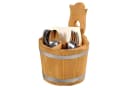 Kesper Besteckbox 8-tlg. Kiefernholz 3-fach Einteilung Natur Bild 3