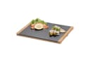 Kesper Buffetplatten 4-tlg. Schiefer mit Bambusrahmen Bild 1