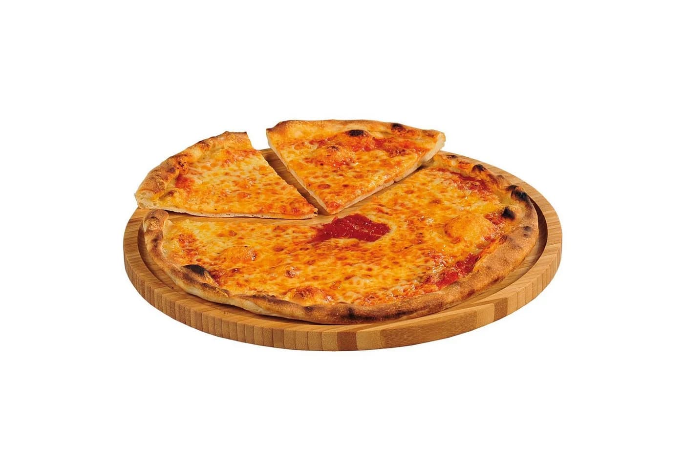 Kesper Pizzateller 5er Set Bambus Ø 32cm Natur - Bild 4