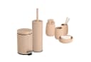 Zeller Present Badaccessoire-Set 6-teilig Keramik Mandel Bild 2