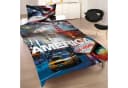 BERONAGE Wendebettwäsche USA Stars and Stripes 2-teilig 135x200 + 80x80 cm Bild 1