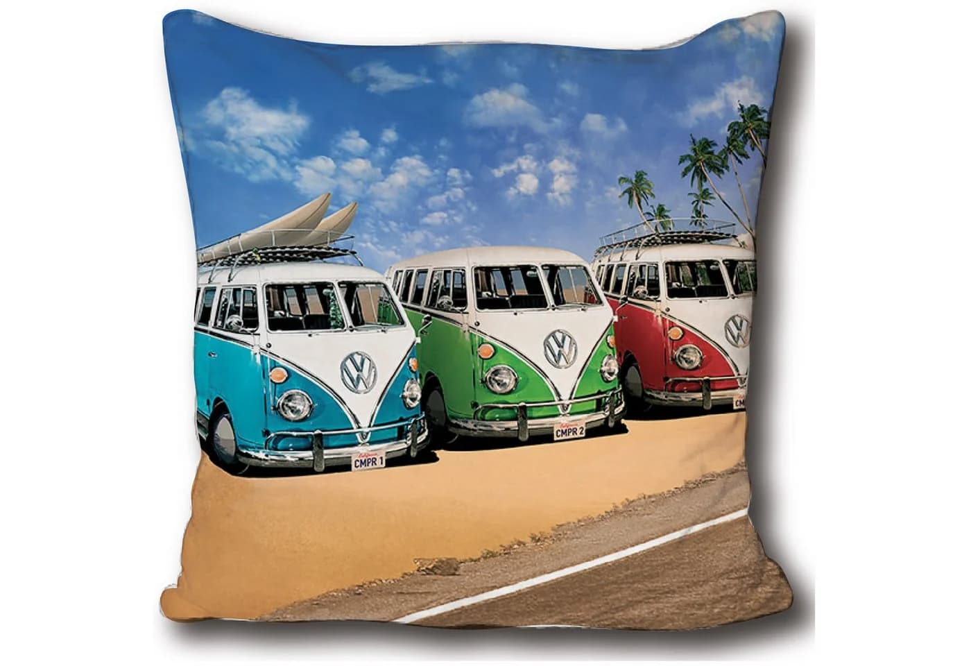 BERONAGE Dekokissen VW Bulli T1 40x40 cm Polyester