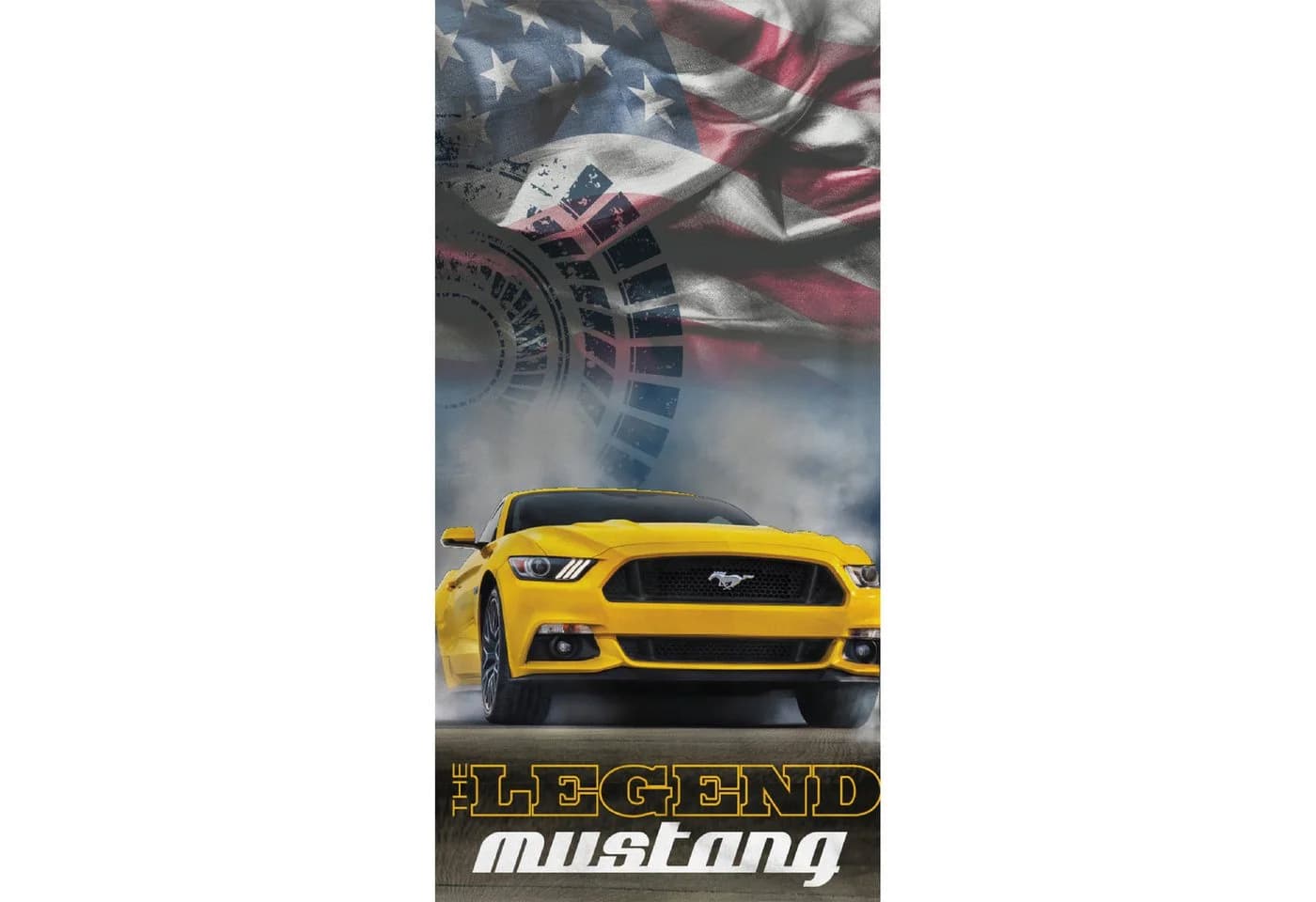 BERONAGE Ford Mustang Legend Badetuch 75x150 cm Baumwolle - Bild 2