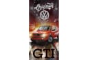 BERONAGE Volkswagen Badetuch Golf GTI Rot 100% Baumwolle Bild 2