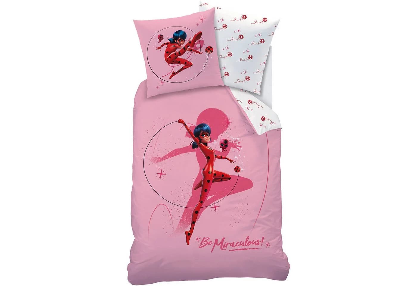 BERONAGE Kinderbettwäsche Miraculous Ladybug Shadow 100% Baumwolle Flanell - Bild 5