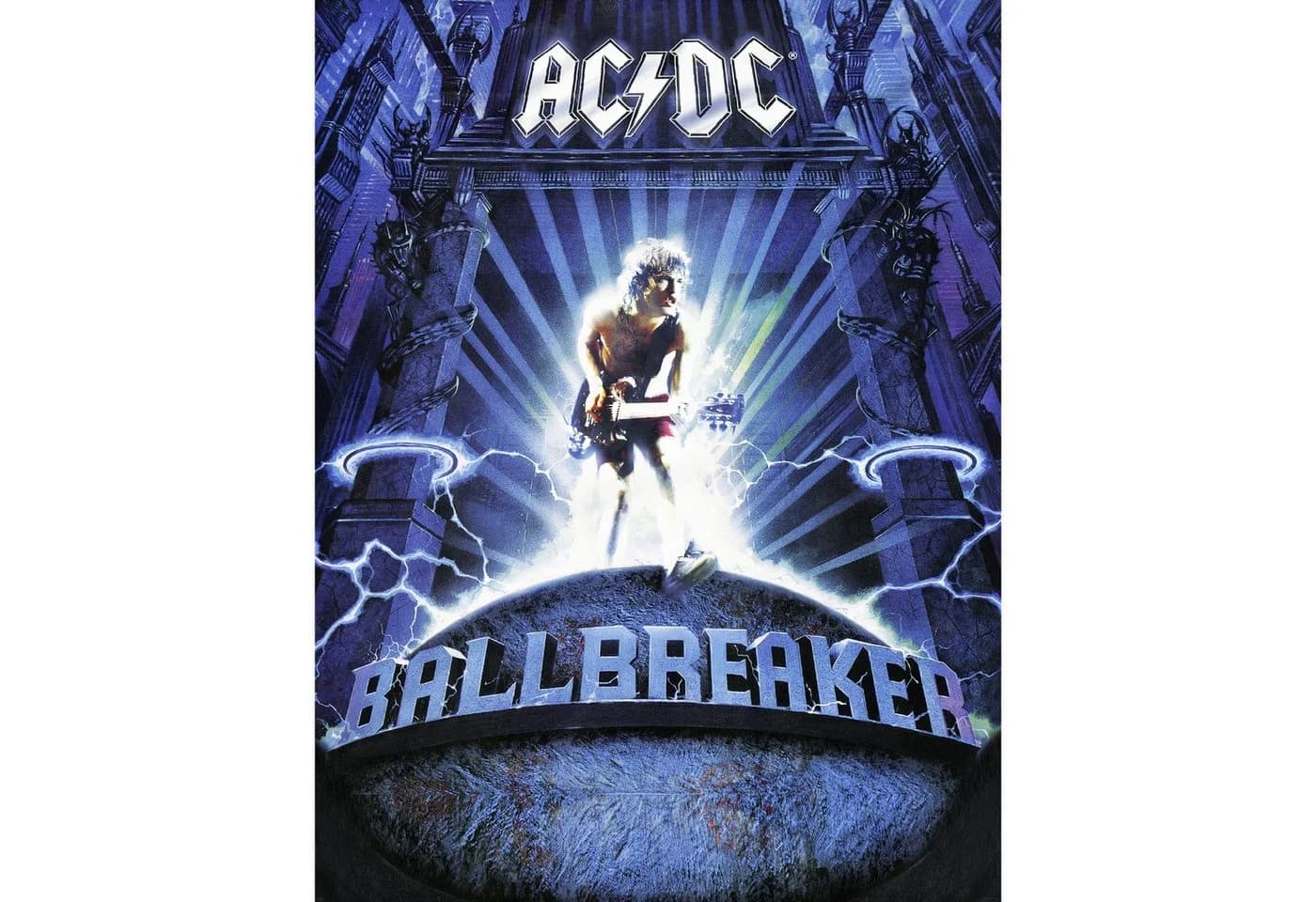 BERONAGE AC/DC Ballbreaker Wohndecke 150x200 cm Coral Fleecedecke - Bild 2