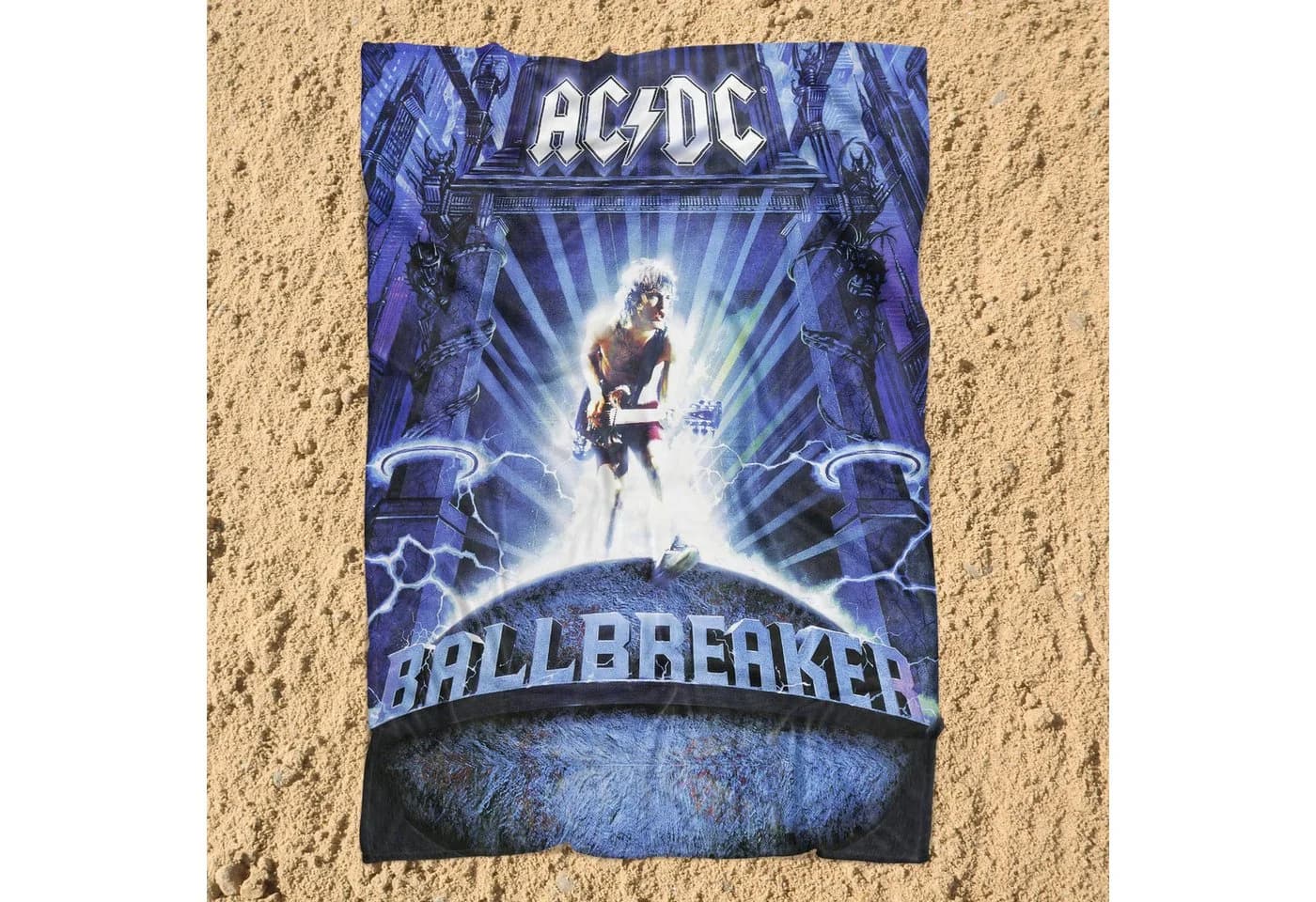 BERONAGE AC/DC Ballbreaker Wohndecke 150x200 cm Coral Fleecedecke - Bild 3