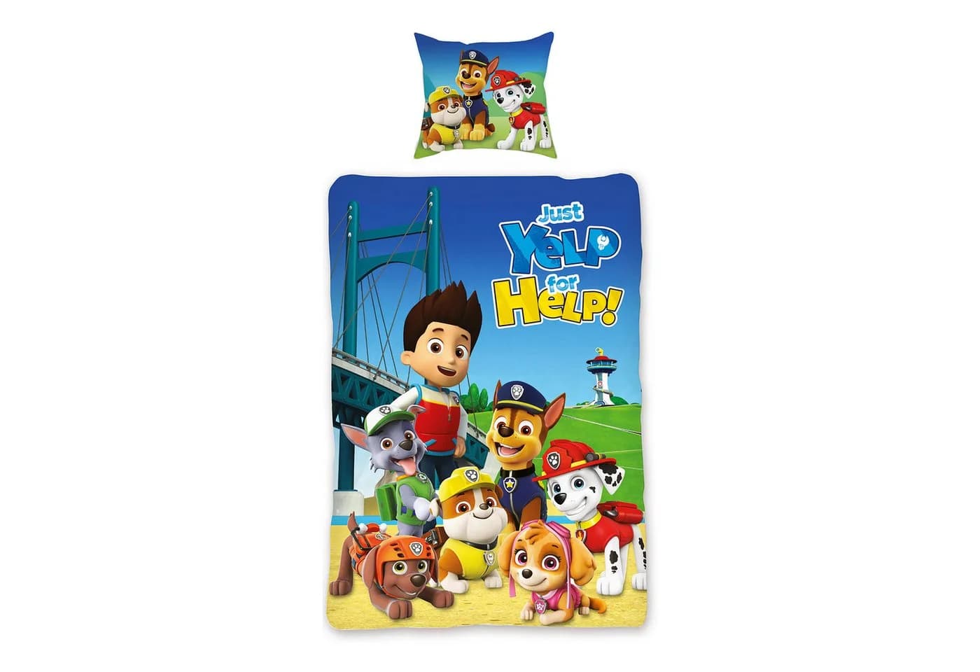 BERONAGE Kinderbettwäsche Paw Patrol Team Blau 100% Baumwolle - Bild 5