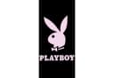 BERONAGE Playboy Badetuch Bunny Frottee Velours 100% Baumwolle Bild 2