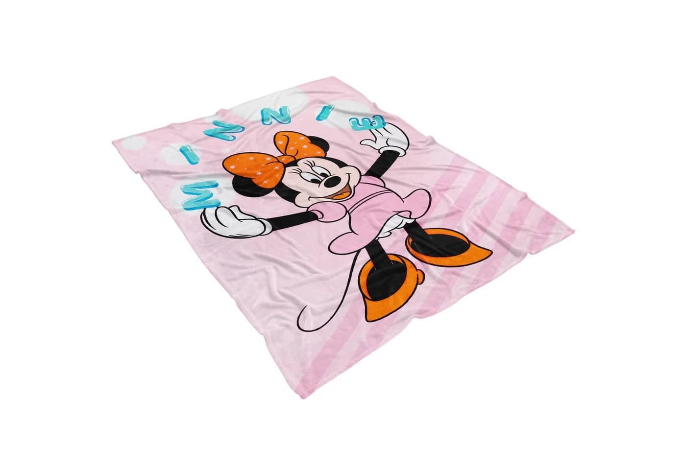 BERONAGE Disney Minnie Mouse Kuscheldecke Pink 130x170 cm - Bild 5