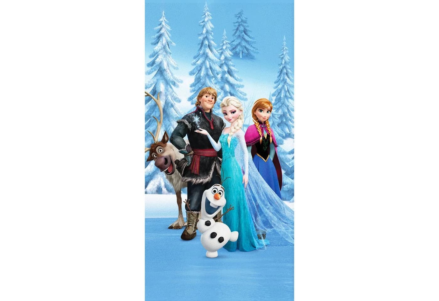 BERONAGE Strandtuch Frozen Disney Eiskönigin 100% Baumwolle Frottee - Bild 2