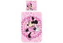 BERONAGE Kinderbettwäsche Minnie Mouse Rosa Flanell 100% Baumwolle Bild 3