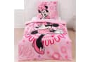 BERONAGE Kinderbettwäsche Minnie Mouse Rosa Flanell 100% Baumwolle Bild 5