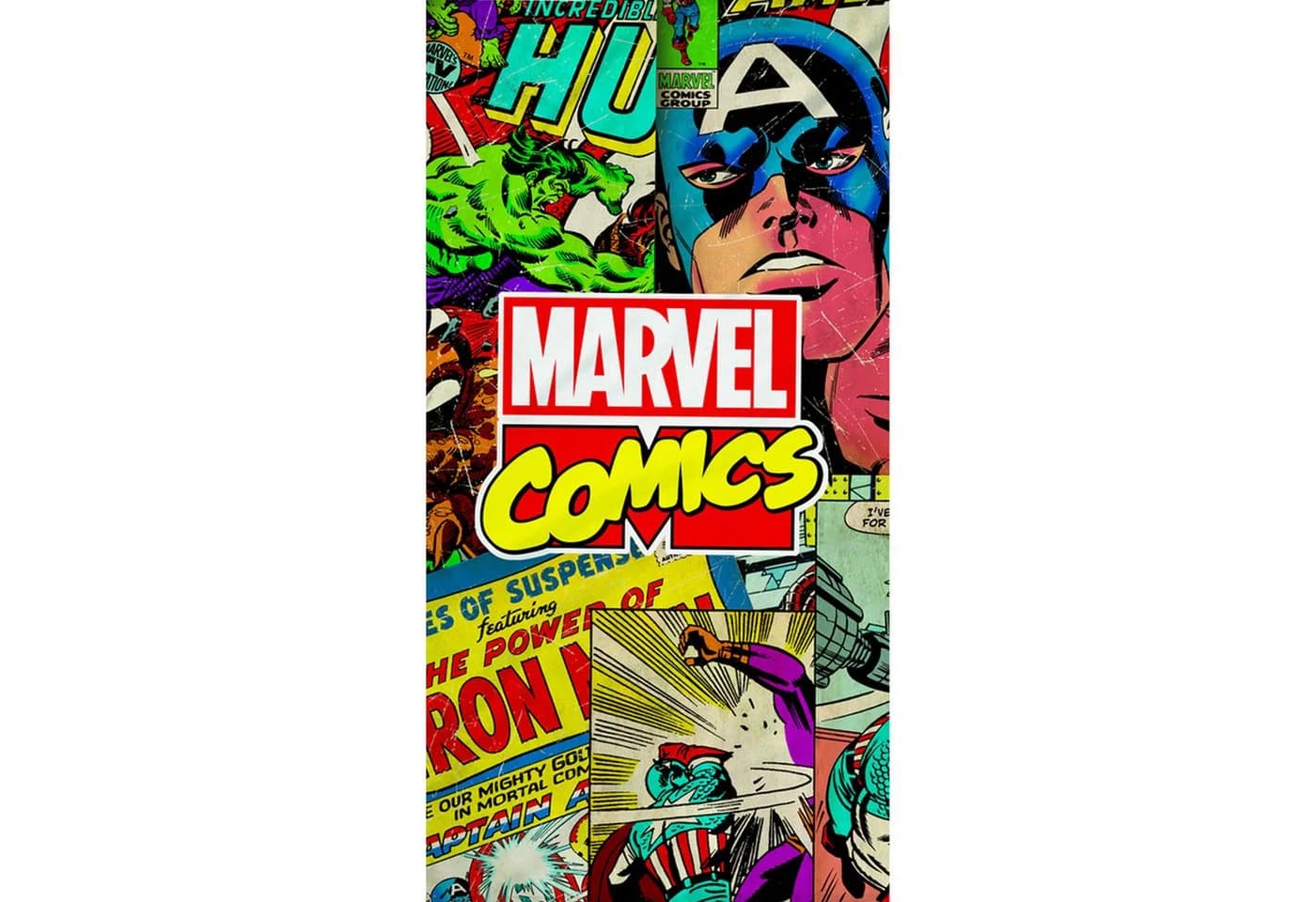 BERONAGE Marvel Strandtuch Comics 75x150 cm Baumwolle - Bild 2
