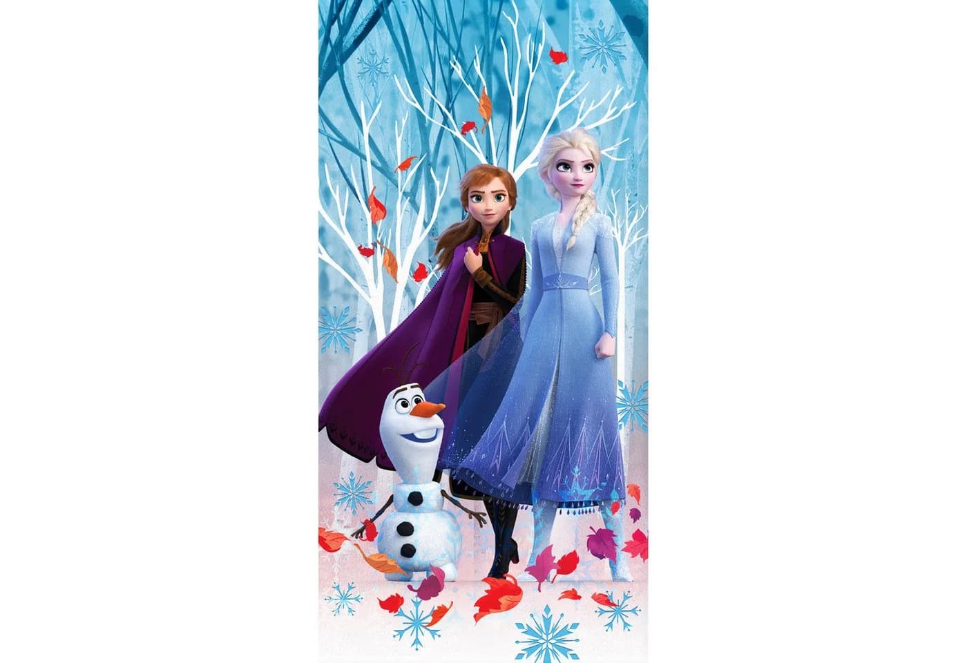 BERONAGE Strandtuch Frozen Team 75x150 cm Baumwolle - Bild 2