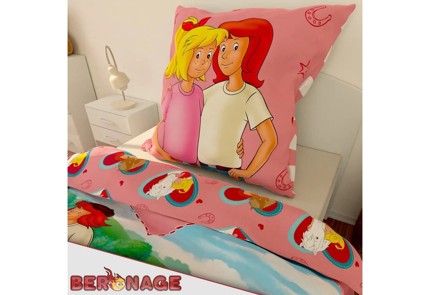 BERONAGE Kinderbettwäsche Bibi und Tina 100% Baumwolle - Bild 5