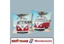 BERONAGE VW Bulli T1 Wendekissen Rot 40x40cm Bild 5