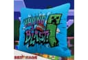 BERONAGE Minecraft Kuschelkissen Blast 40x40cm Creeper TNT Bild 4