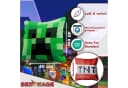 BERONAGE Minecraft Kissen Creeper & TNT 40x40 cm Kuschelkissen Bild 1