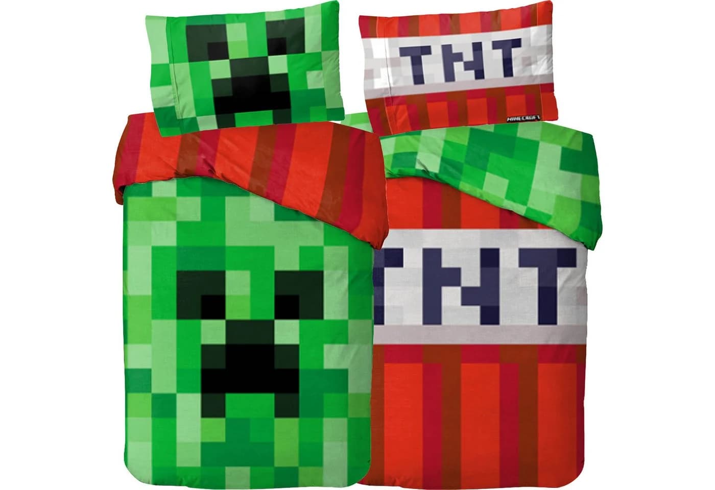 BERONAGE Minecraft Kinderbettwäsche 100% Baumwolle Renforcé - Bild 2
