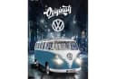 BERONAGE Volkswagen Bulli Teppich 100x133 cm Blau Bild 2