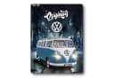 BERONAGE Volkswagen Bulli Teppich 100x133 cm Blau Bild 3