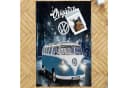BERONAGE Volkswagen Bulli Teppich 100x133 cm Blau Bild 5