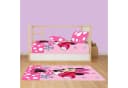 BERONAGE Minnie Mouse Kinderteppich Rosa Polyamid Bild 4