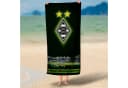 BERONAGE Strandtuch Borussia Mönchengladbach Frottee Velours 75x150 cm Bild 1